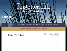 Tablet Screenshot of forgottenhill.com